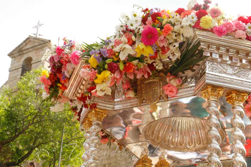Andas Andújar Virgen de la Cabeza cupula