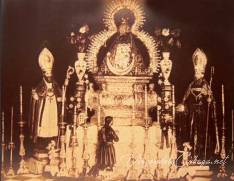 Virgen de la Cabeza foto antigua 1909-marzo