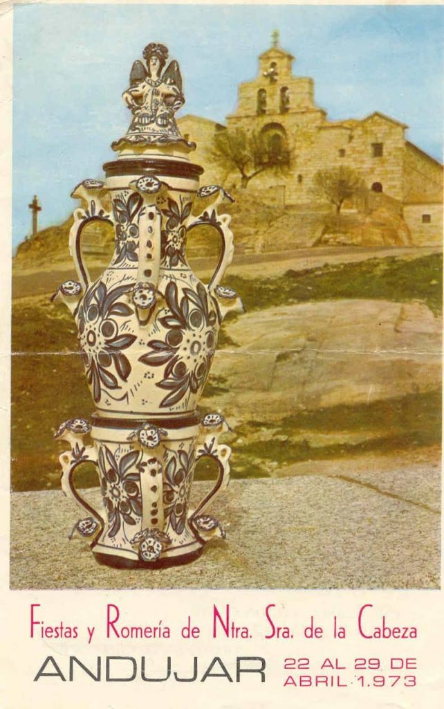 Cartel de romería 1973 Virgen de la Cabeza