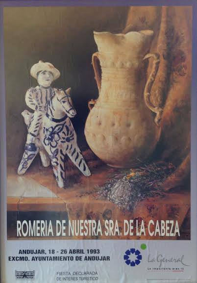 Cartel de romería 1993 virgen de la Cabeza