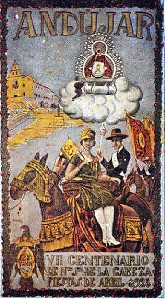 Cartel romería Virgen de la Cabeza 1928