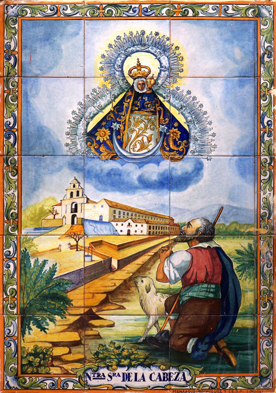 azulejo Virgen de la Cabeza