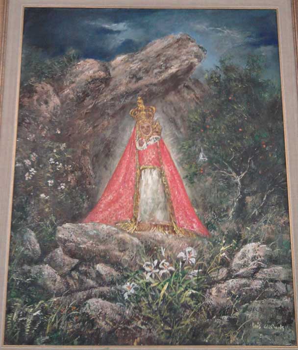 pintura-aparicion-Virgen-de-la-Cabedza-de-Aldehuela