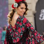 traje gitana Andújar Flamenca pasarela
