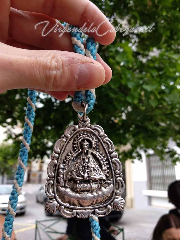 Medalla Virgen de la Cabeza romería