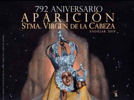 Cartel aparición Virgen de la Cabeza 2019