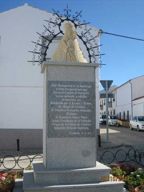 monumento-virgen-de la Cabeza Cardeña