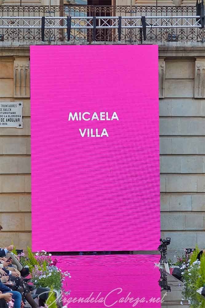 Traje flamenca diseñadora Micaela Villa