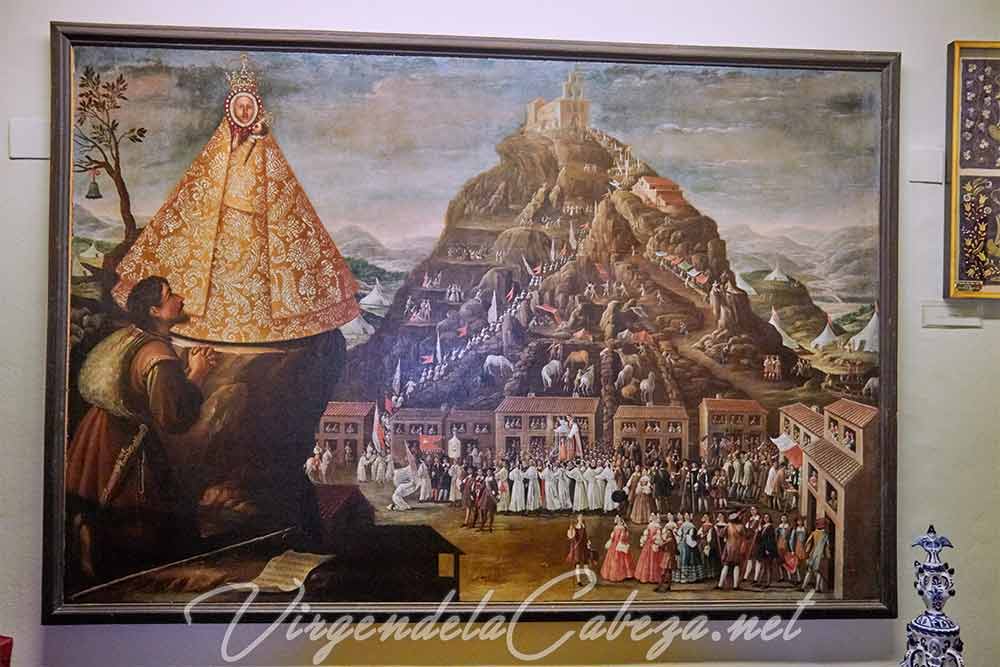 Cuadro romería antigua Bernardo Asturiano