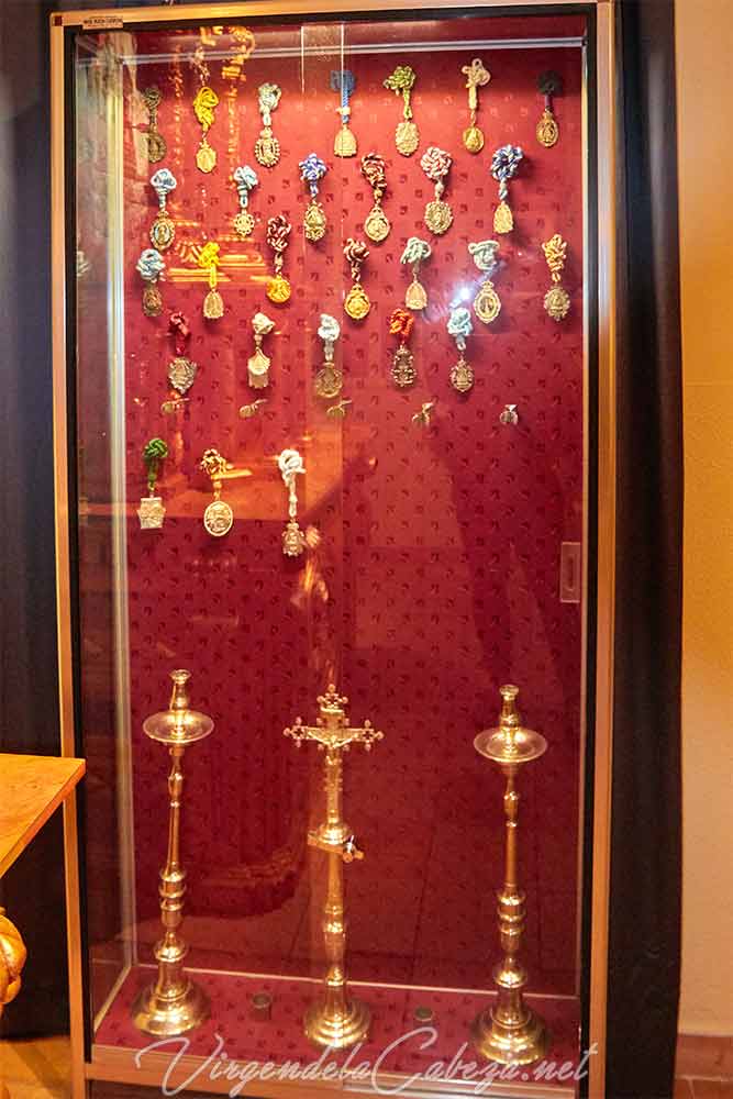 medallas Museo santuario Virgen de la Cabeza