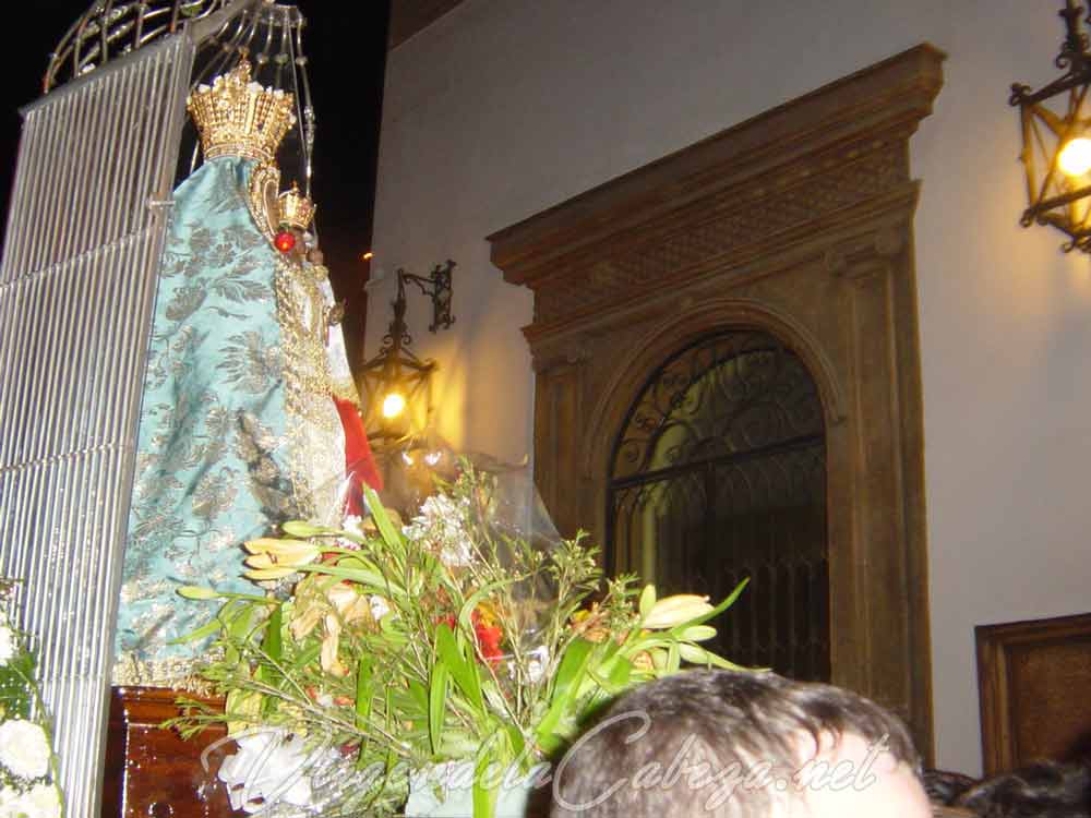 Andas bajada Virgen de la Cabeza