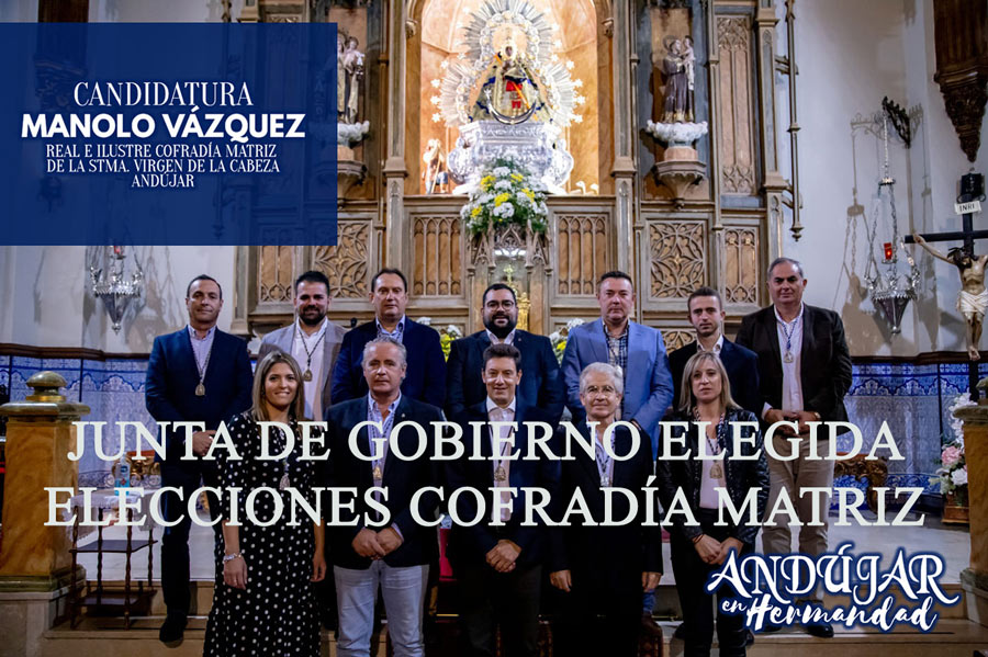 Ganador elecciones cofradía Matriz Andújar Virgen de la Cabeza