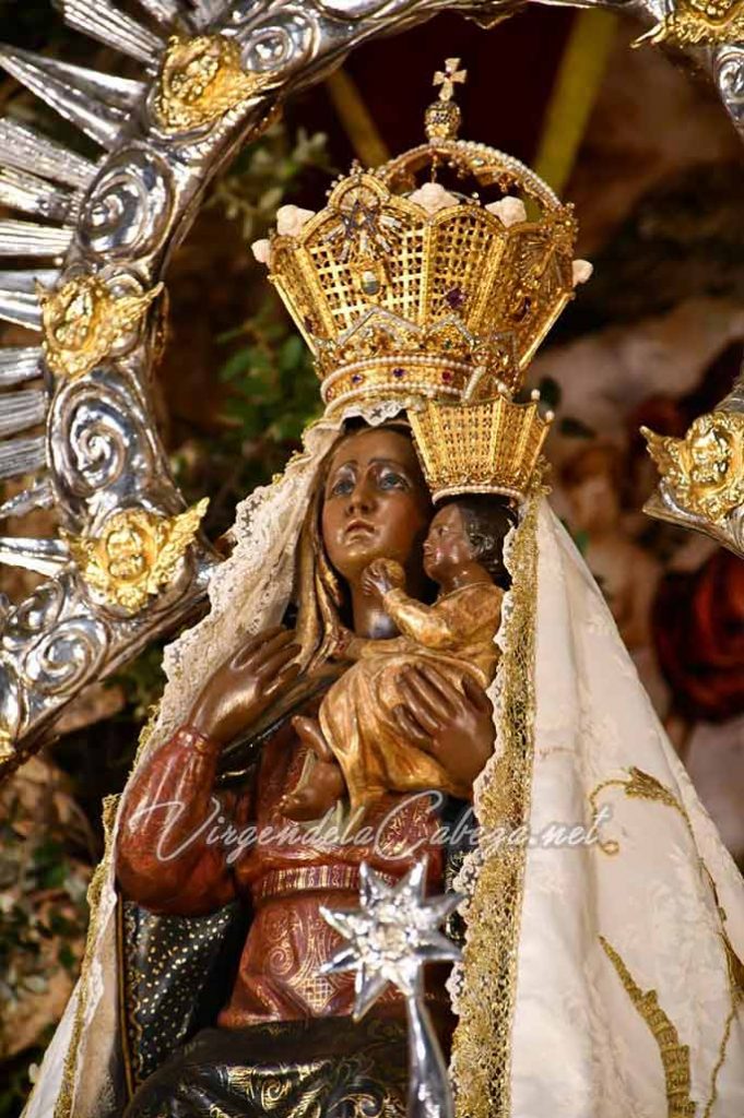 Virgen de la Cabeza sin vestir con saya