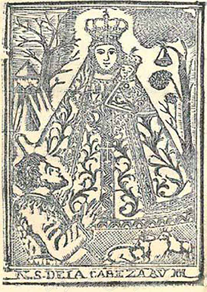 Grabado Virgen de la Cabeza