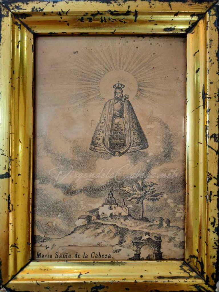 Litografia Virgen de la Cabeza