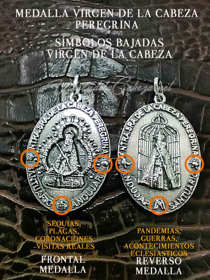 medalla bajadas Virgen Cabeza