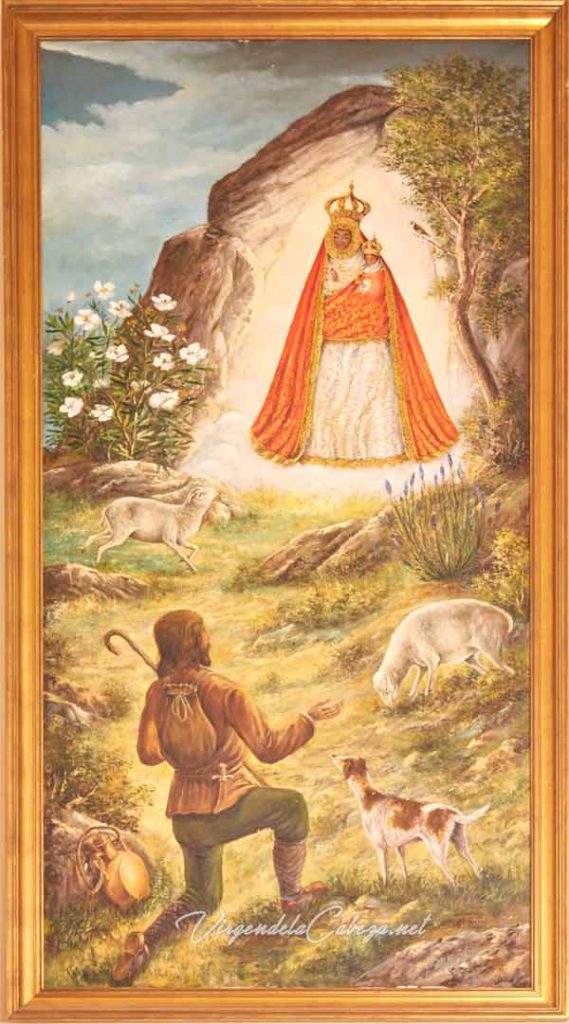 Pintura Virgen de la Cabeza Aldehuela