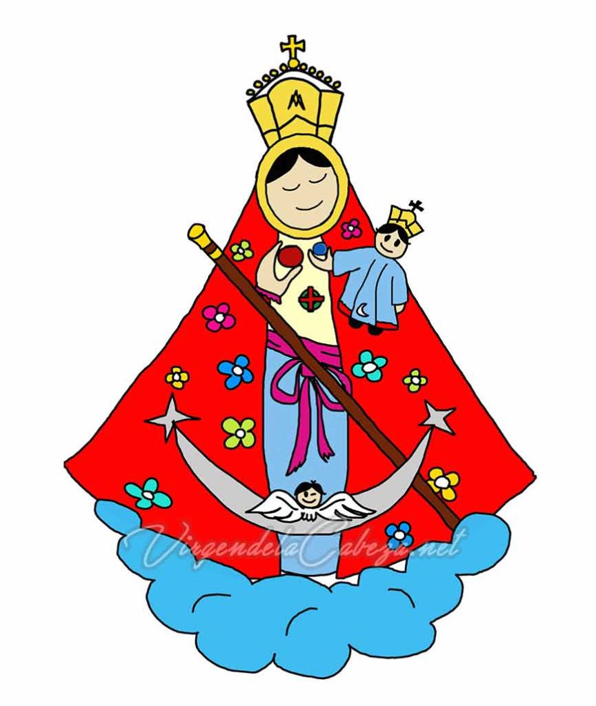 Dibujo infantil Virgen de la Cabeza