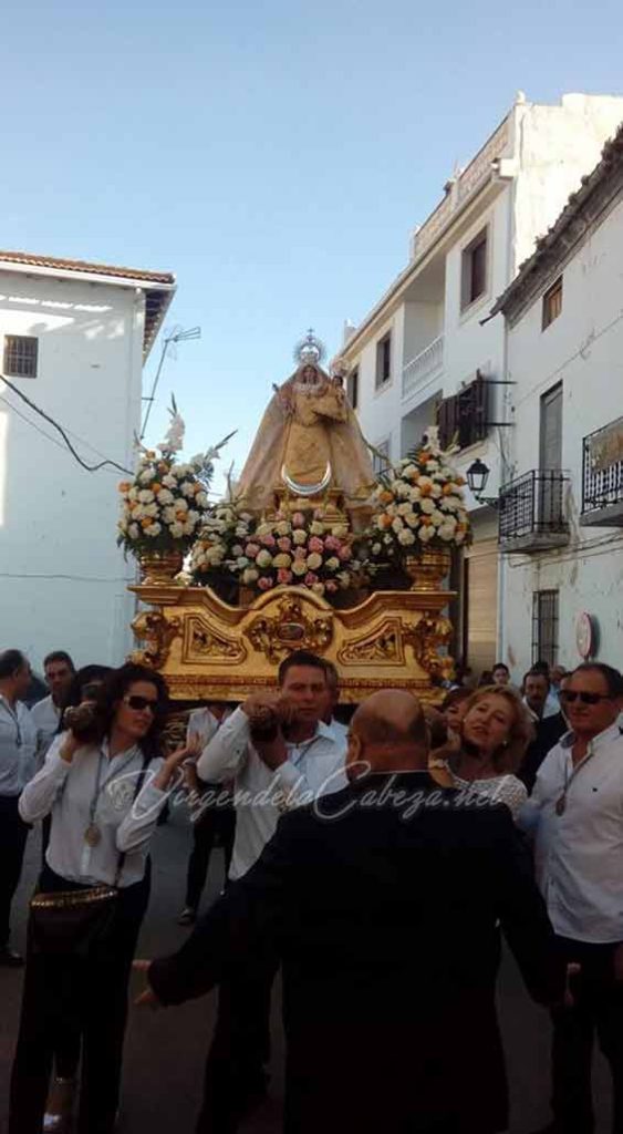 Procesión Virgen Montejicar Granada