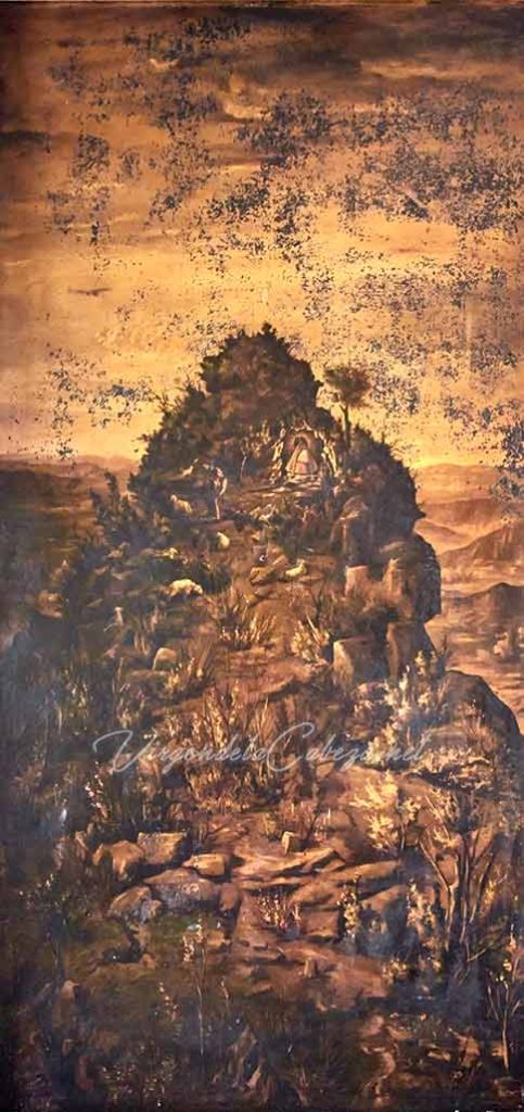 Pintura cerro Virgen de la Cabeza Marqués del Cerro