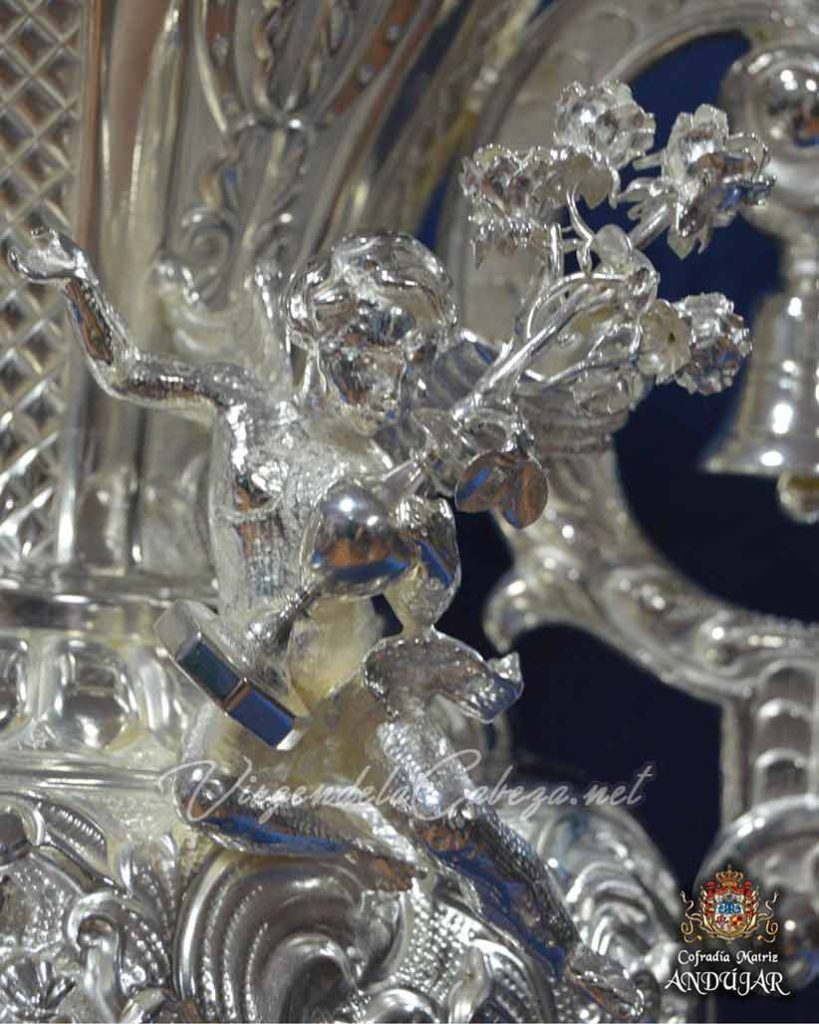 Jarra Virgen de la Cabeza rosa