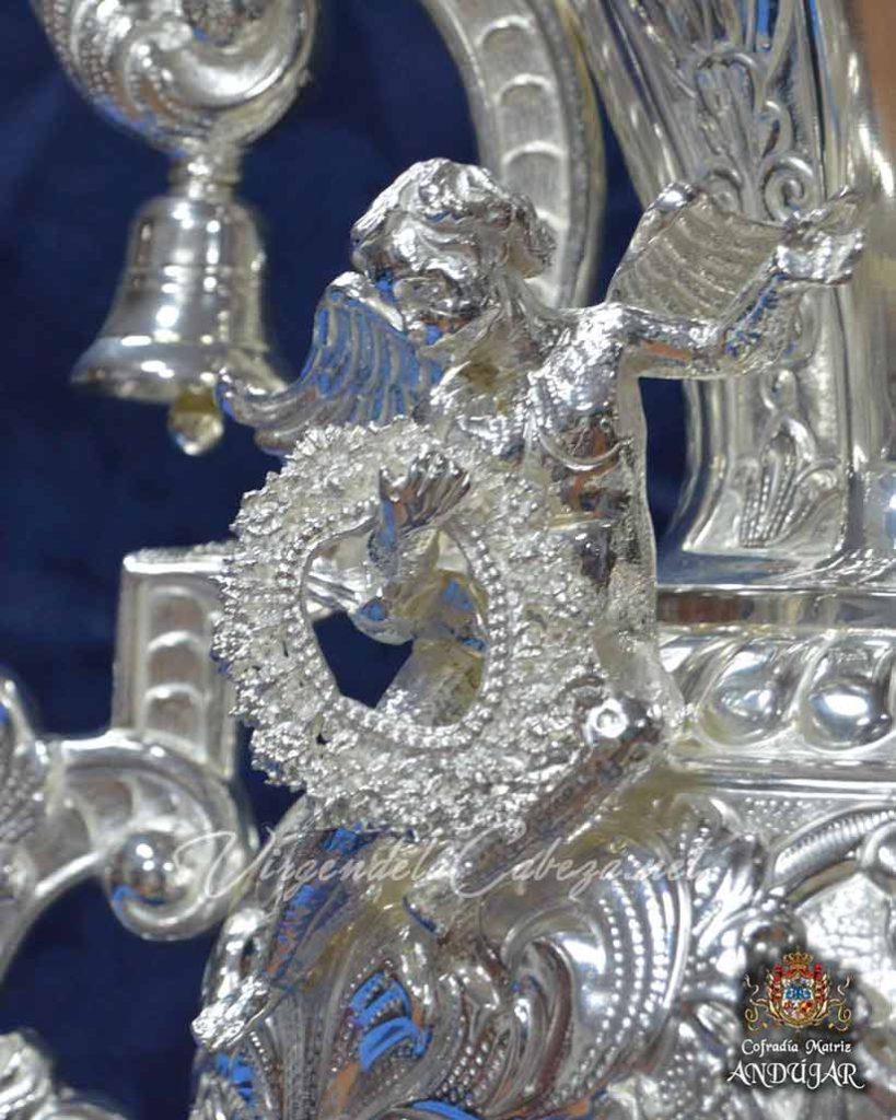 Jarra Virgen de la Cabeza rostrillo