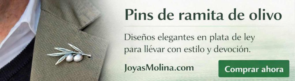 pins y alfileres ramita olivo aceitunas 